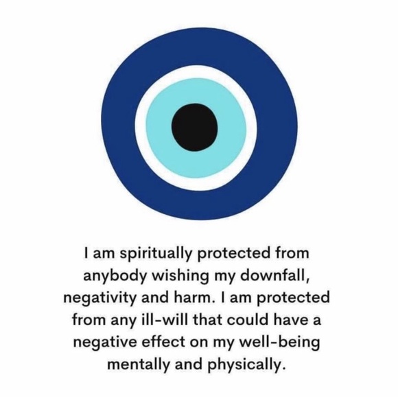 Evil Eye Protection Bottle Necklace Wire Wrapped - Gold Wire - Picture 11 of 12